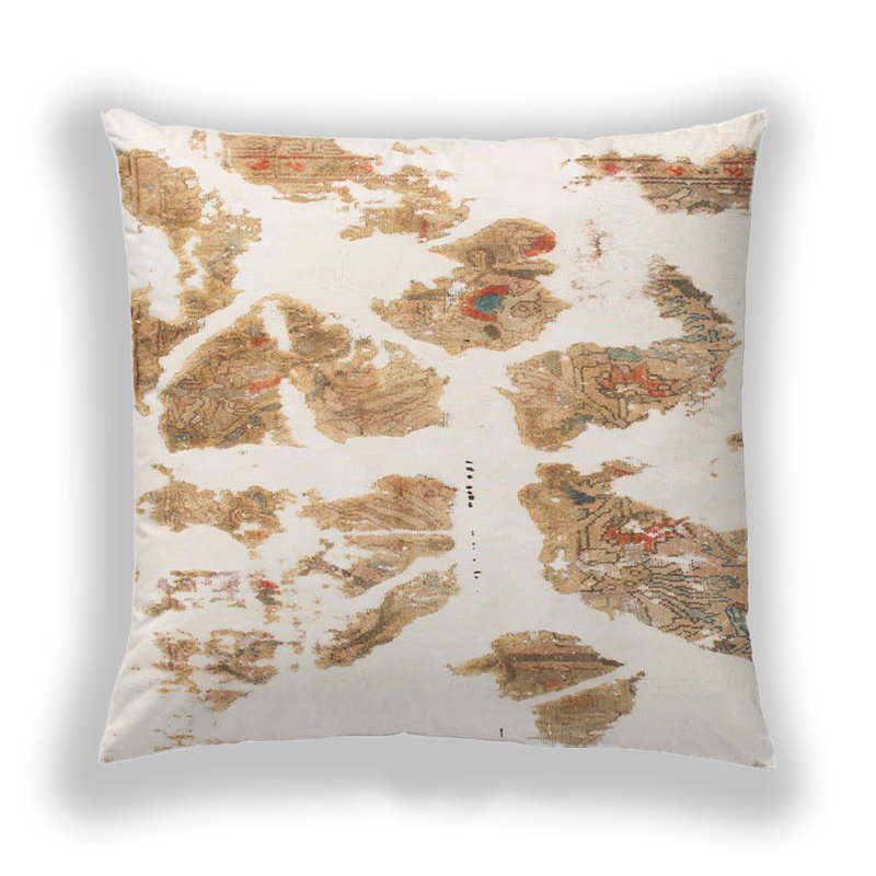 Coussin décoratif abstrait 1167, Microsuède