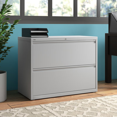 Nixon 2-Drawer Lateral Filing Cabinet by Inbox Zero