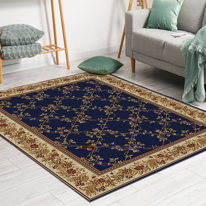 Tapis bleu marine Weisgerber, Rectangle 7 pi 9 po x 11 pi