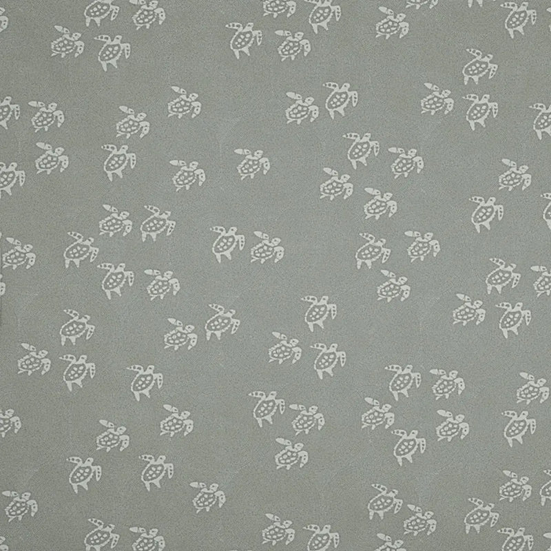 Turtles Animal Print Fabric, Sea Salt