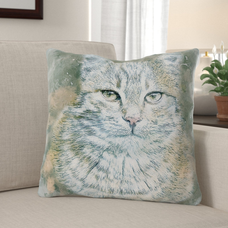 Croker Outdoor Reversible Throw Pillow, Microsuede, Indoor