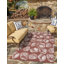 Tapis contemporain rouille et ivoire Ayton-22935453