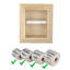 Porte-papier hygiénique encastré Tracy-72333339