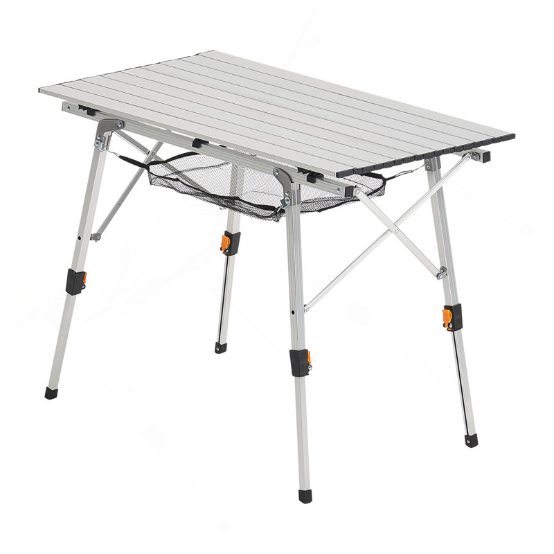 Couche de maille pliante en aluminium pour table de camping