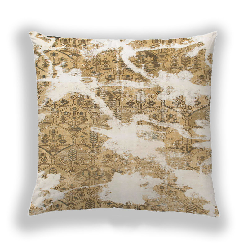 Coussin décoratif abstrait 1102, Microsuède