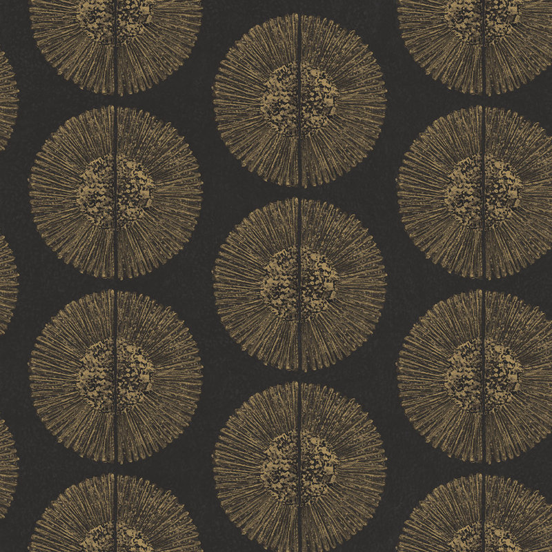 Riviera 10m x 53cm Paste the Wall Wallpaper Roll, Black/Grey/Tan
