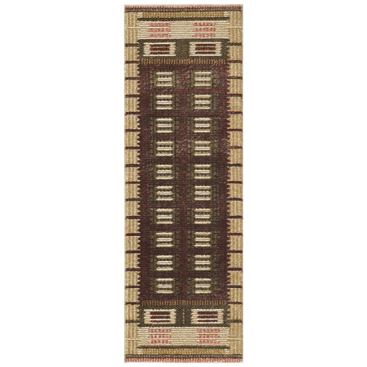 Marilo Rust Modern Indoor Rug