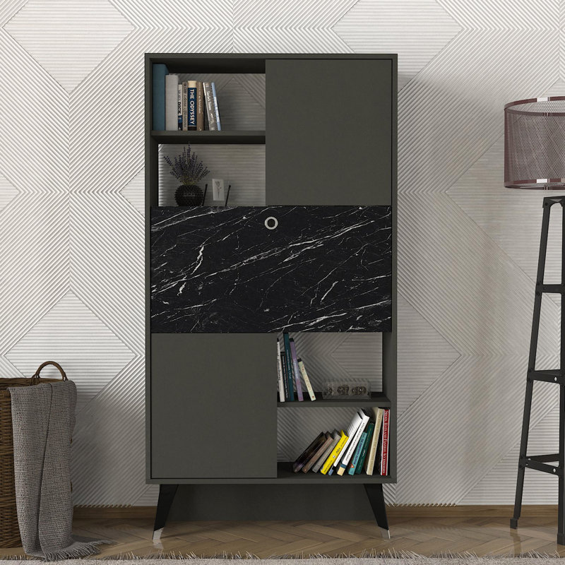 Bibliothèque géométrique H 68,35 "x l 35,43"