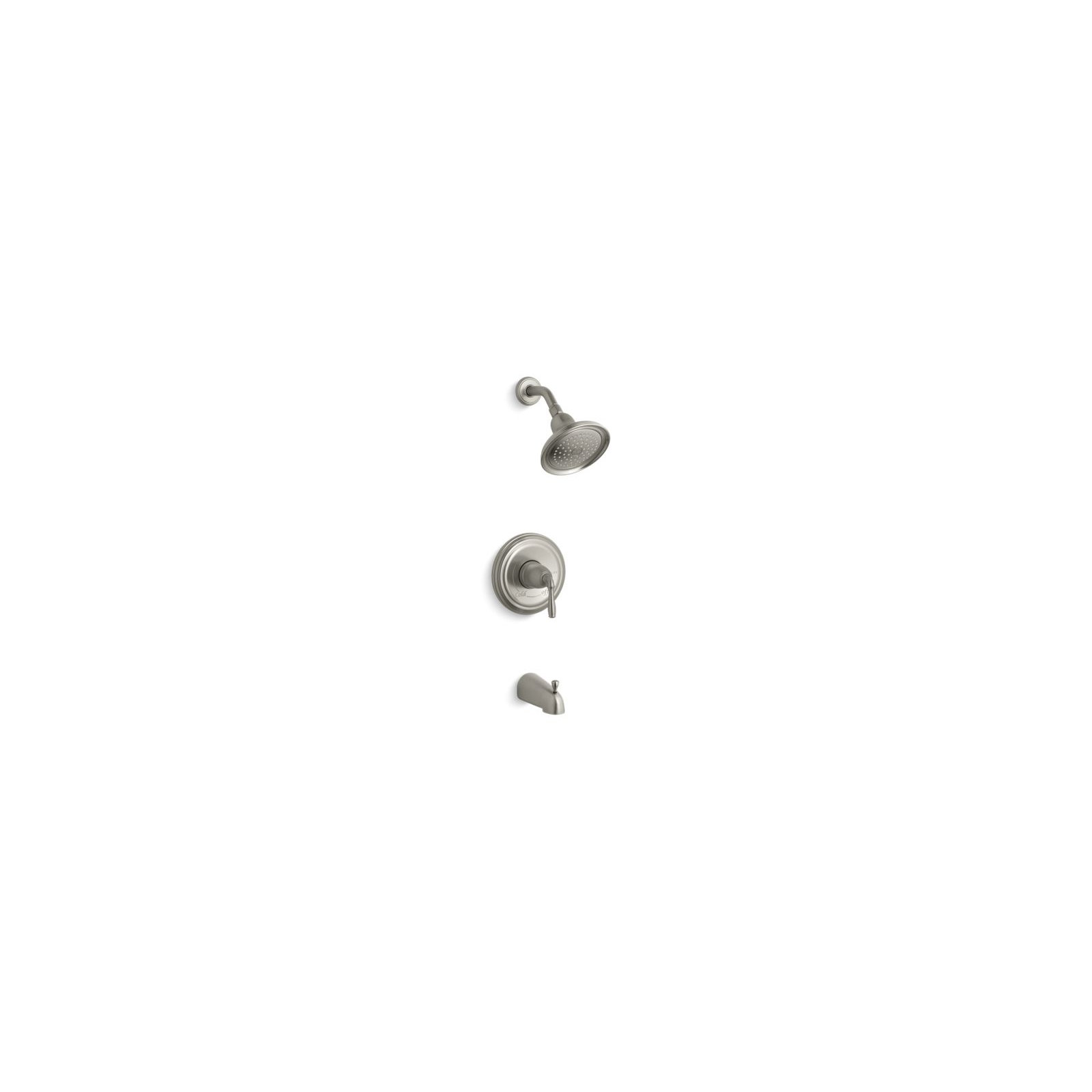 Kohler Devonshire Rite-Temp Bath and Shower Trim Set with Slip-Fit or NPT Spout, Valve Not Included, Npt