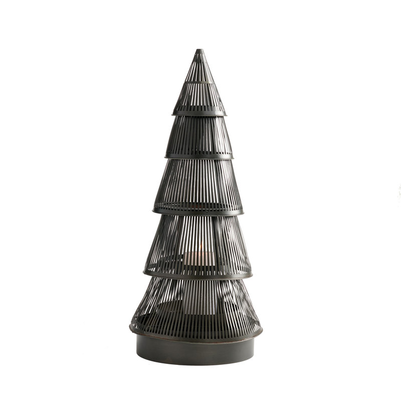 Harjinder Christmas Tabletop Tree, 17.72" H x 8.66" W x 8.66" D