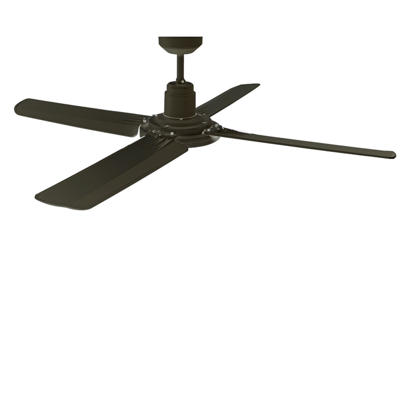Ventilateur de plafond d'extérieur 52 po avec télécommande Nautilus, Noir