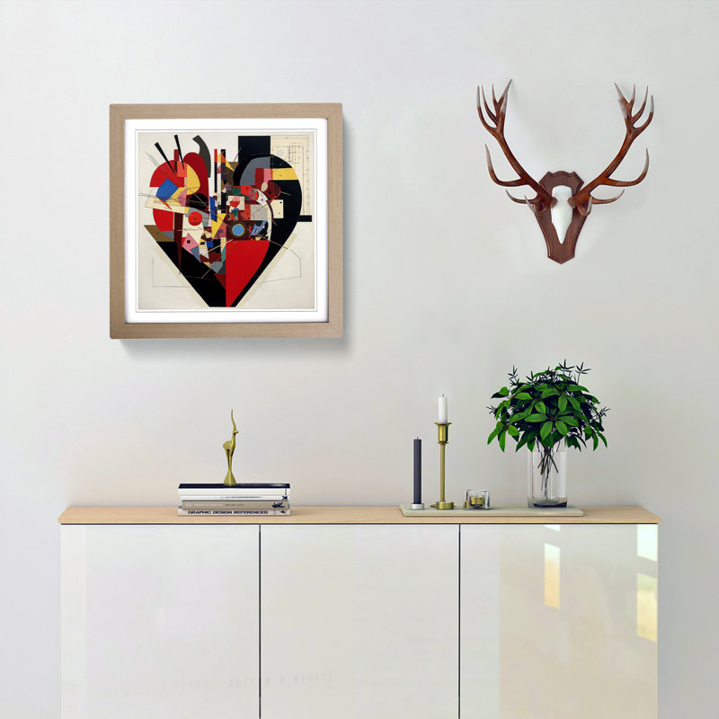 Single Picture Frame Print on Wood, Oak