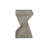 Geometric Hourglass-Shaped MDF Side Table