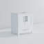Meuble-lavabo avec comptoir en quartz blanc-1723904574