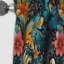 Rideau à motif floral cachemire rétro - 1 panneau-107547456