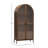 Peko 2-Door Display Cabinet, Brown