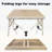 1500 Piece Puzzle Table with 5 Drawers