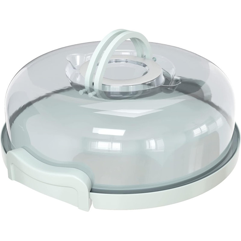 Pie, Cheesecake Carrier for up to 10 in x 4 1/2 in cake, Green