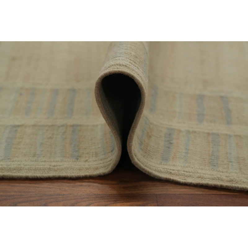 Tapis kilim en laine à tissage plat Earth Tones