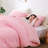Fluffy Comforter Set 3 Pieces- All Seasons Heavy Faux Fur Comforter With Two Pillowcases-116802359-116802356