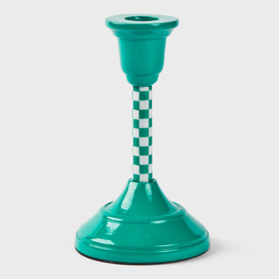  Chandelle à carreaux Jade Mint