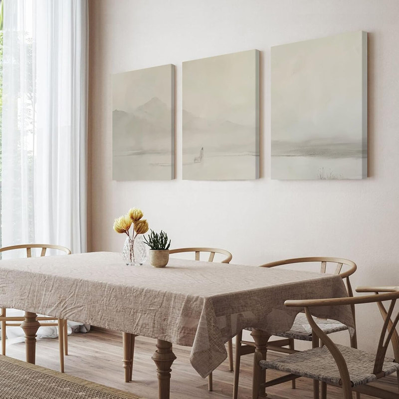 3 Piece Wrapped Canvas Wall Art