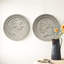2 Piece Round Traditional Profile Wall Decor Set