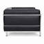 Fauteuil Petit Modele noir grain