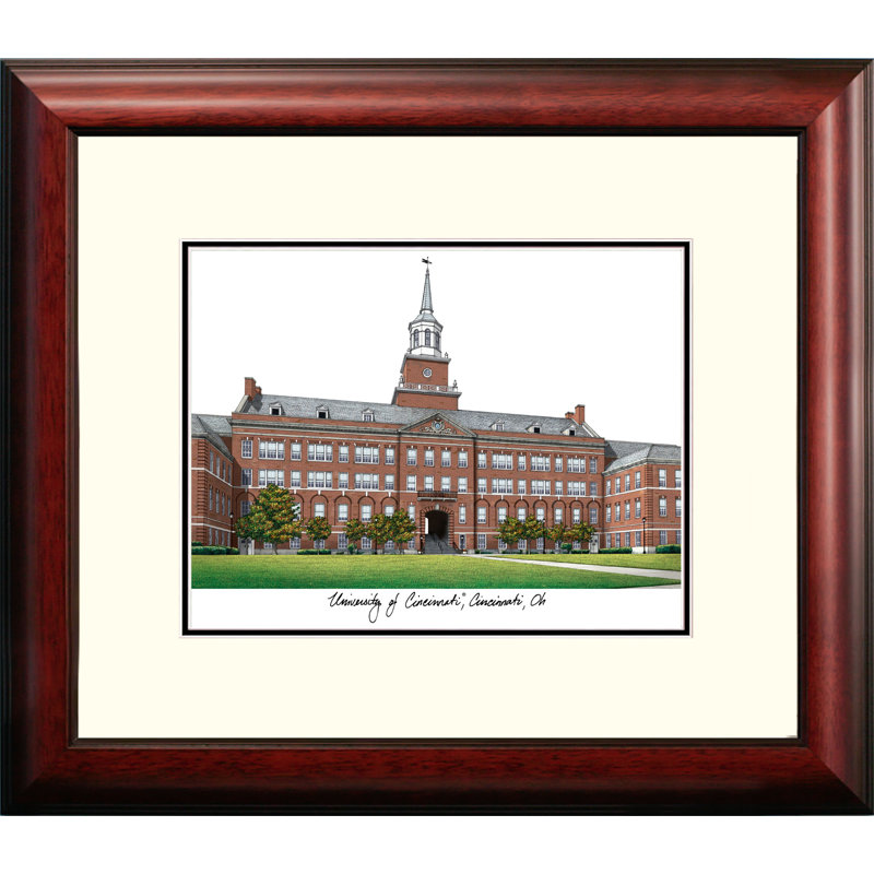 Alumnus lithographique, reproduction de photo encadrée, Houston Cougars