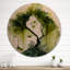 Mousse verte verte - Art mural en bois paysage de forêt - Bois de pin naturel-833716329