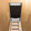 Échelle escamotable de grenier en aluminium avec housse isolante sur mesure, ouverture d'escalier de grenier de 22,5 po x 54 po, ensemble combiné avec fermeture à glissière et fermeture à glissière en aluminium