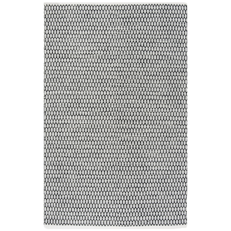 Modena Handwoven Cotton Geometric Area Rug , Rectangle 3' x 5'