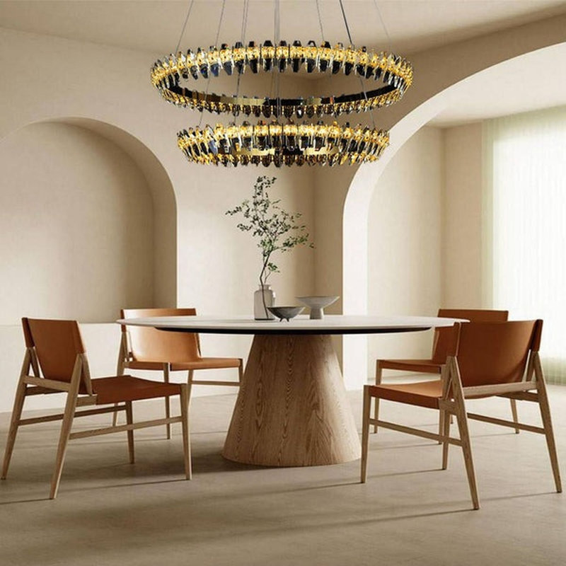 Lustre à 2 lumières Kolivas, H 5 po x l 32 po x P 32 po