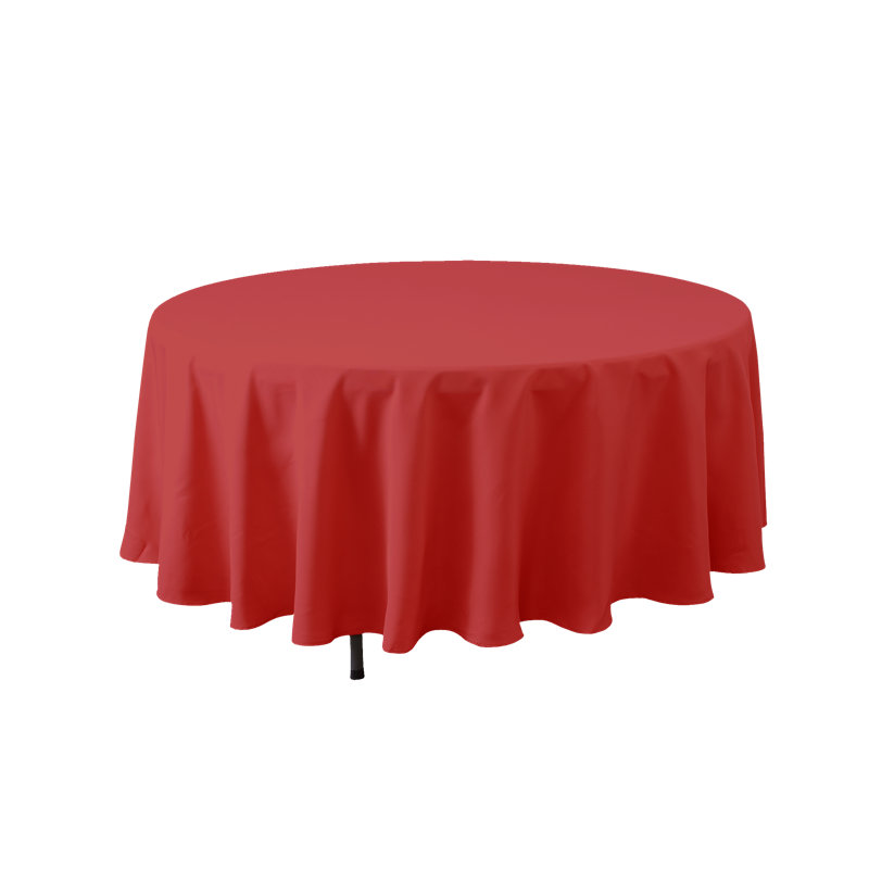 Nappe Kendleton, 132 po x 132 po, Rouge