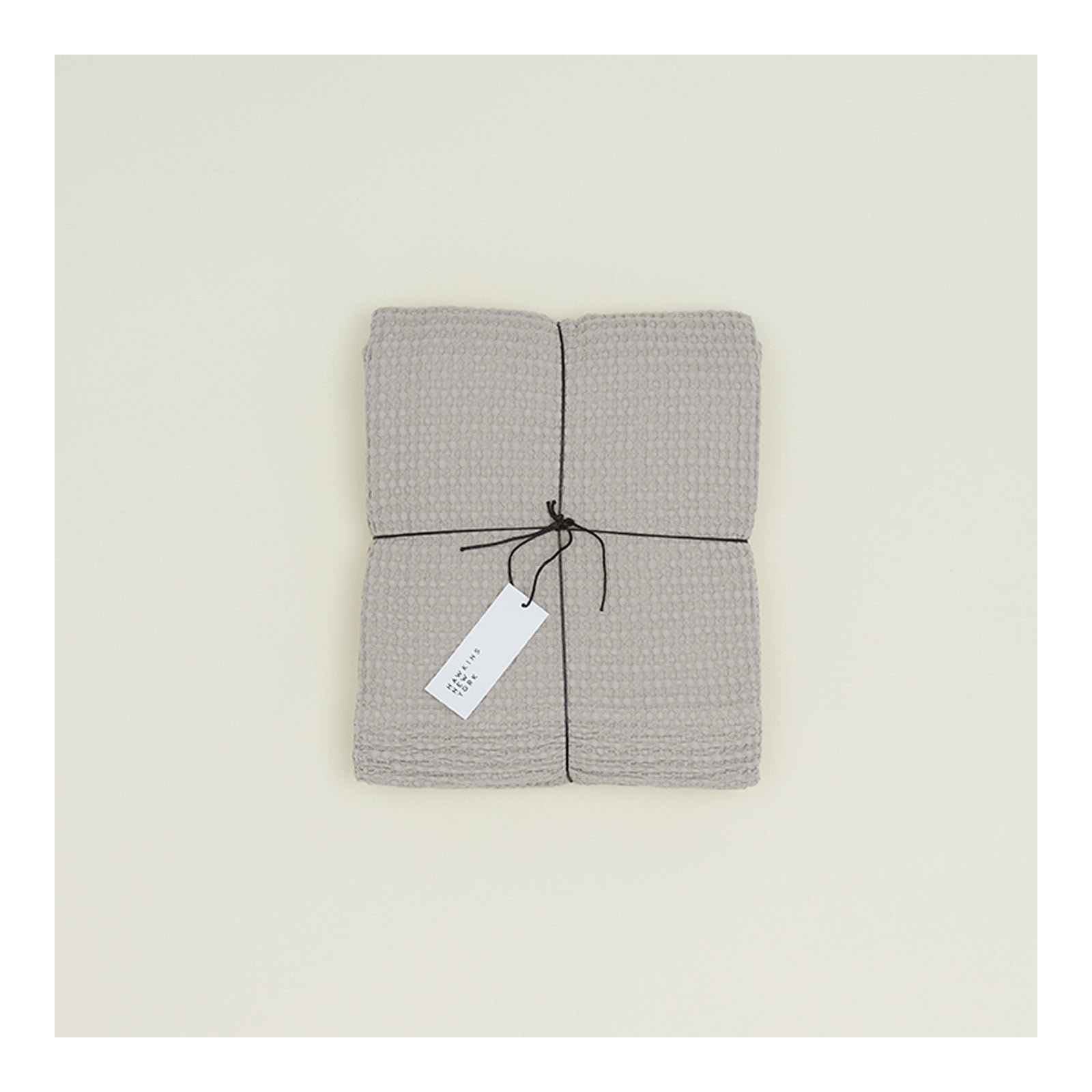 Simple Cotton Shower Curtain, Light Gray
