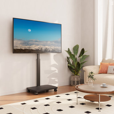 Meuble télé avec roulettes pour téléviseur de 32 à 65 po Abbing