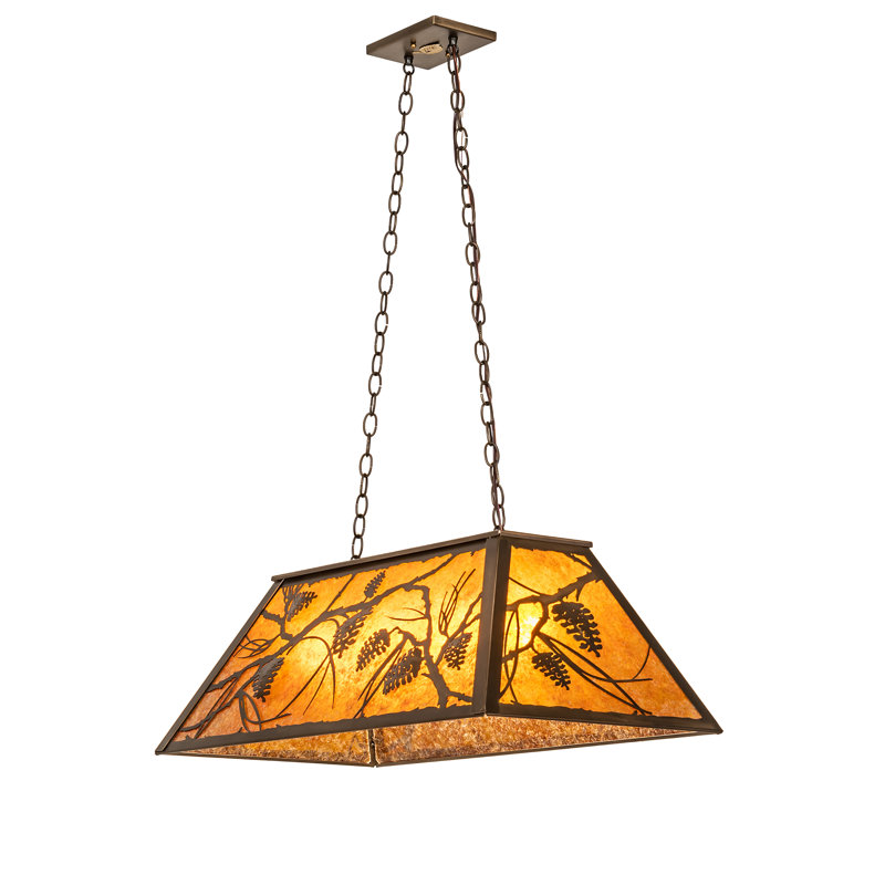 Jacklyn 6 - Light Pendant, Antique Copper, Amber
