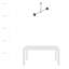 2-Light Sputnik Chandelier-527402550