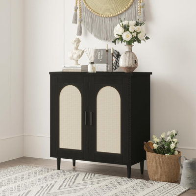 Armoire de rangement avec buffet en rotin GarveeHome