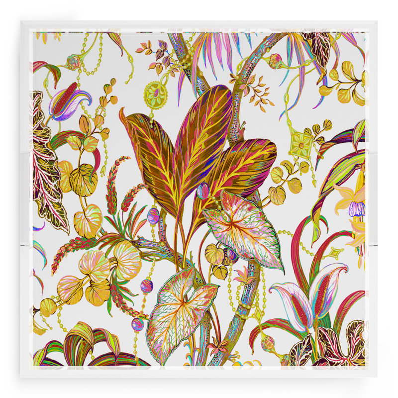 Plateau décoratif Amazonia, Splendeur, L 18 po x P 18 po x H 2 po