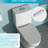 Ceramic Toilet With Chair-Height Seat - Enhances User Convenience And Modern Bathroom Dual Flush, Energy Flushing Mode