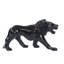 Lion Prowl Ebony Wood Sculpture