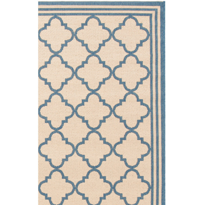 Tapis d'intérieur / extérieur à motif géométrique Adler, Tapis de couloir 2 pi 2 po x 10 pi