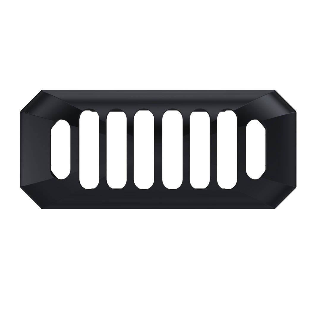 Old London Matt Black Richmond Overflow Cover | | Brass | 50Mm X 26Mm X 10Mm - Image 2