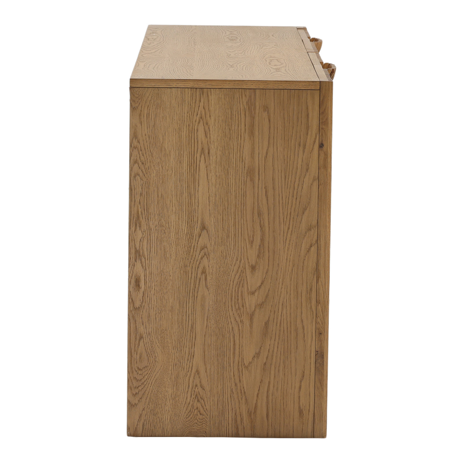 Fallon 41" Wide Oak Wood Sideboard, Natural, 32" H x 78.5" W x 18" D