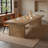 Modern Rustic Solid Wood Rectangular Dining Table-790838770
