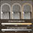 65" X 21" LED Full Length Wall Mirror, Symmetrical Arch Design, 3-Color Dimmable Lighting, Shatterproof