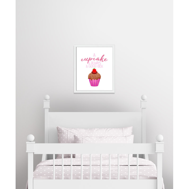 Un petits gâteaux, H 26,5 po x l 22,5 po x P 0,63 po, Cadre blanc