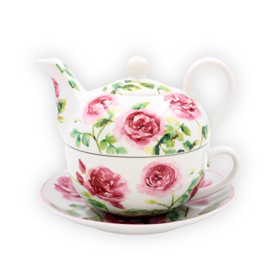 Rosdorf Park Mettawa 400 mL Stovetop Safe Floral Teapot For
