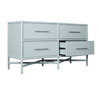 Venice 4 Drawers 54" W Double Dresser